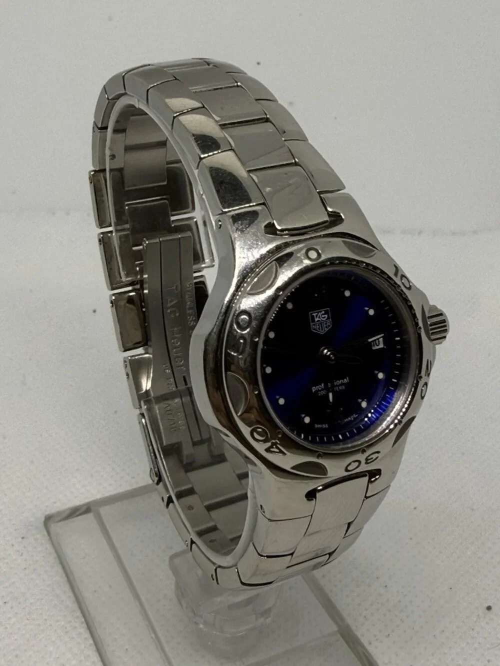 TAG Heuer Kirium WL131F Womens 32mm Blue Dial 200M Swiss Quartz Watch SS